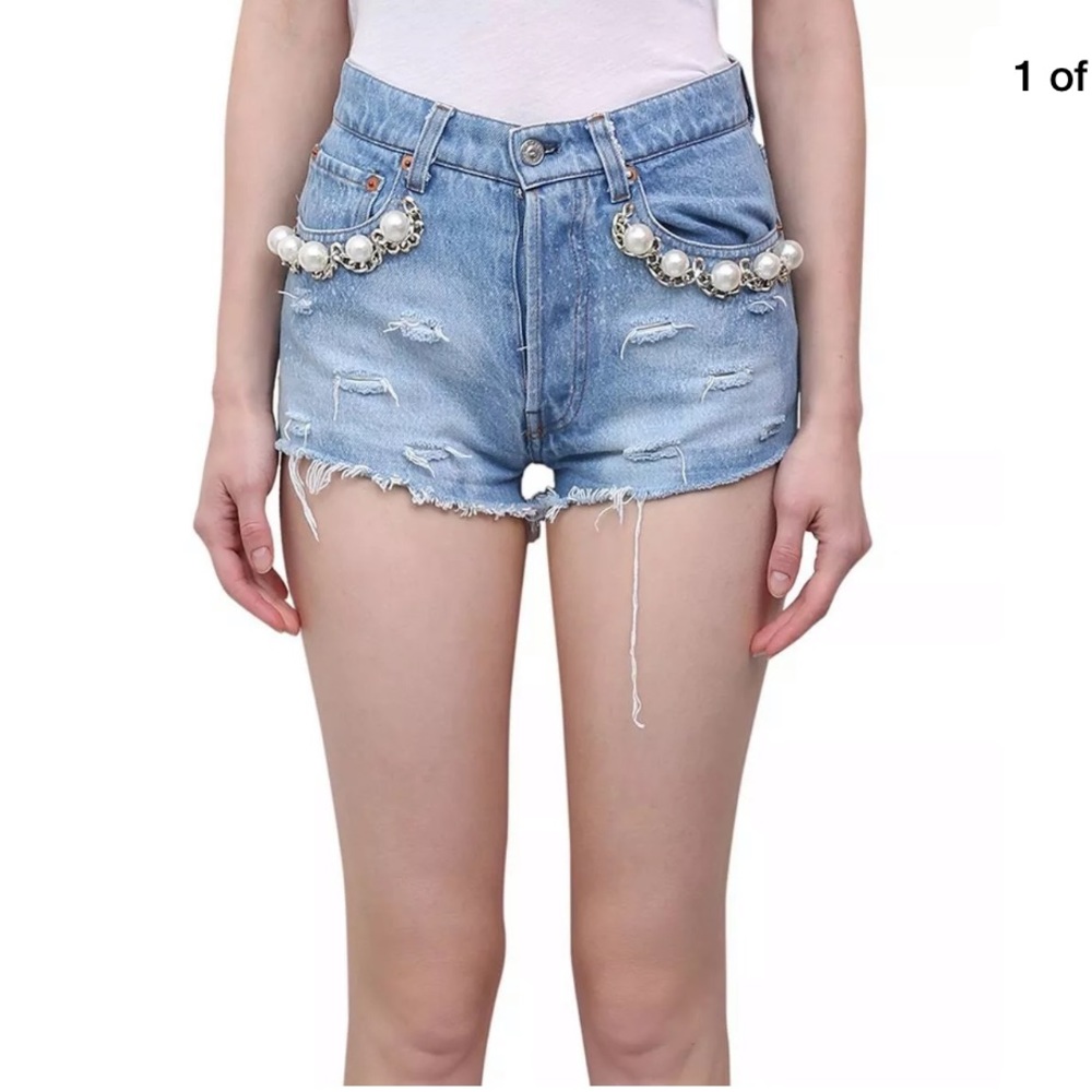 Forte Couture Embellished Shorts Sz 26